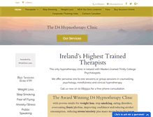 Tablet Screenshot of d4clinic.ie